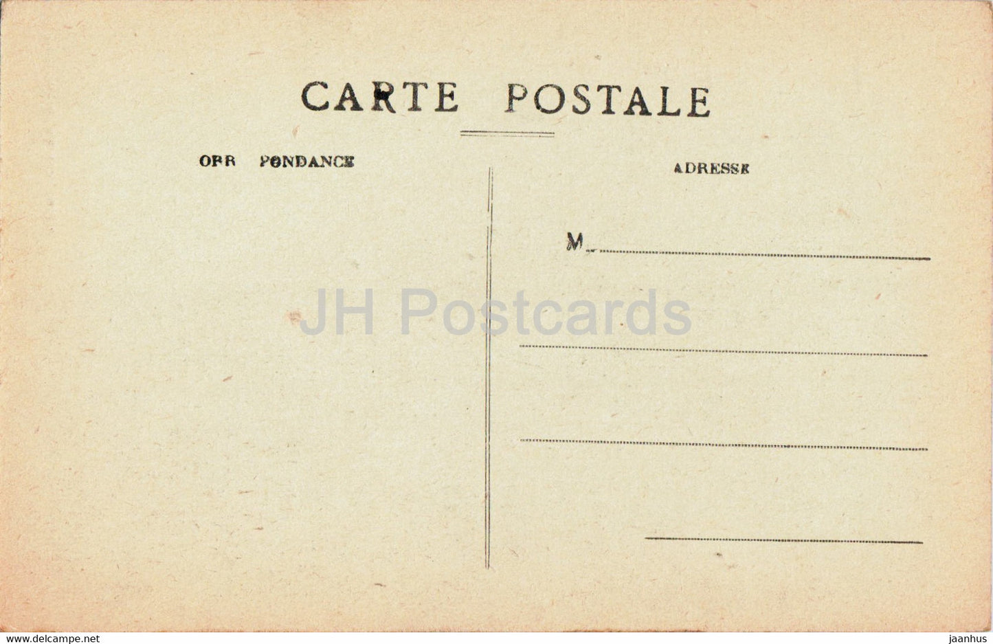 Le Puy Mary et l'Hotel Leoty – 1855 – alte Postkarte – Frankreich – unbenutzt