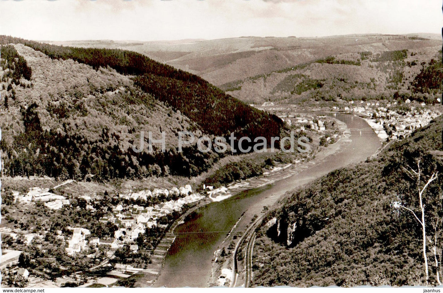 Luftkurort Rockenau - old postcard - 1956 - Germany - used - JH Postcards
