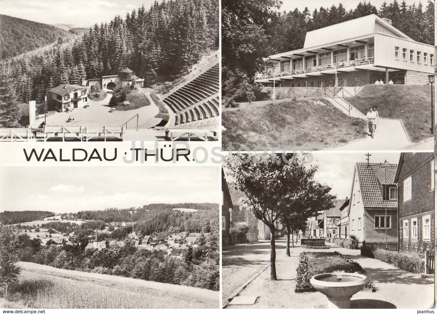 Waldau - Thur - Naturbuhne - Deutsch Sowjetische Freundschaft in Steinbach Langenbach - Germany DDR - unused - JH Postcards