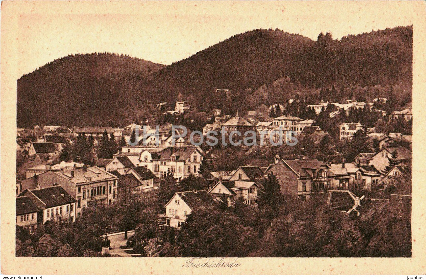 Friedrichroda - 2 - old postcard - Germany - unused - JH Postcards