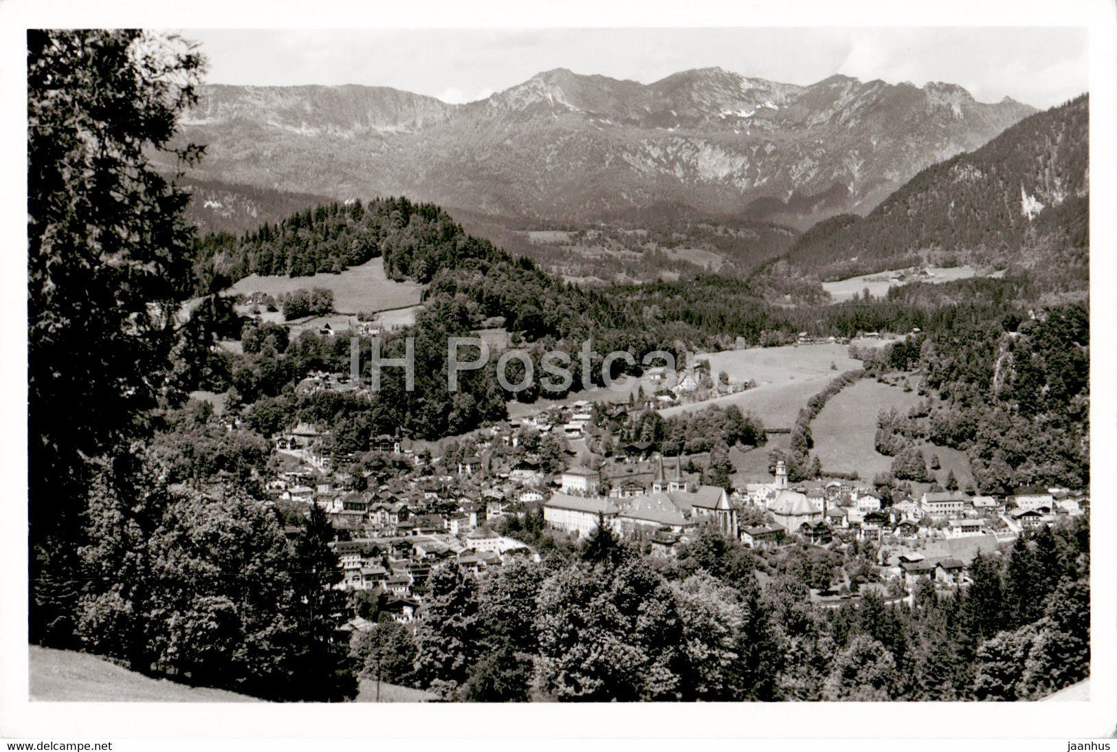 Berchtesgaden mit dem Lottengebirge - old postcard - 1959 - Germany - used - JH Postcards