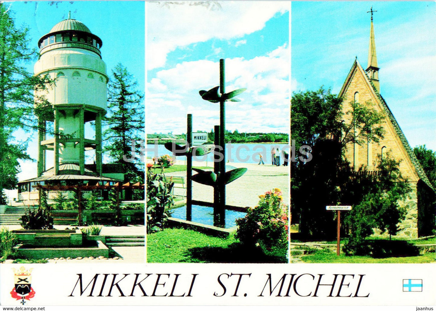Mikkeli - St Michel - church - 1982 - Finland - used - JH Postcards