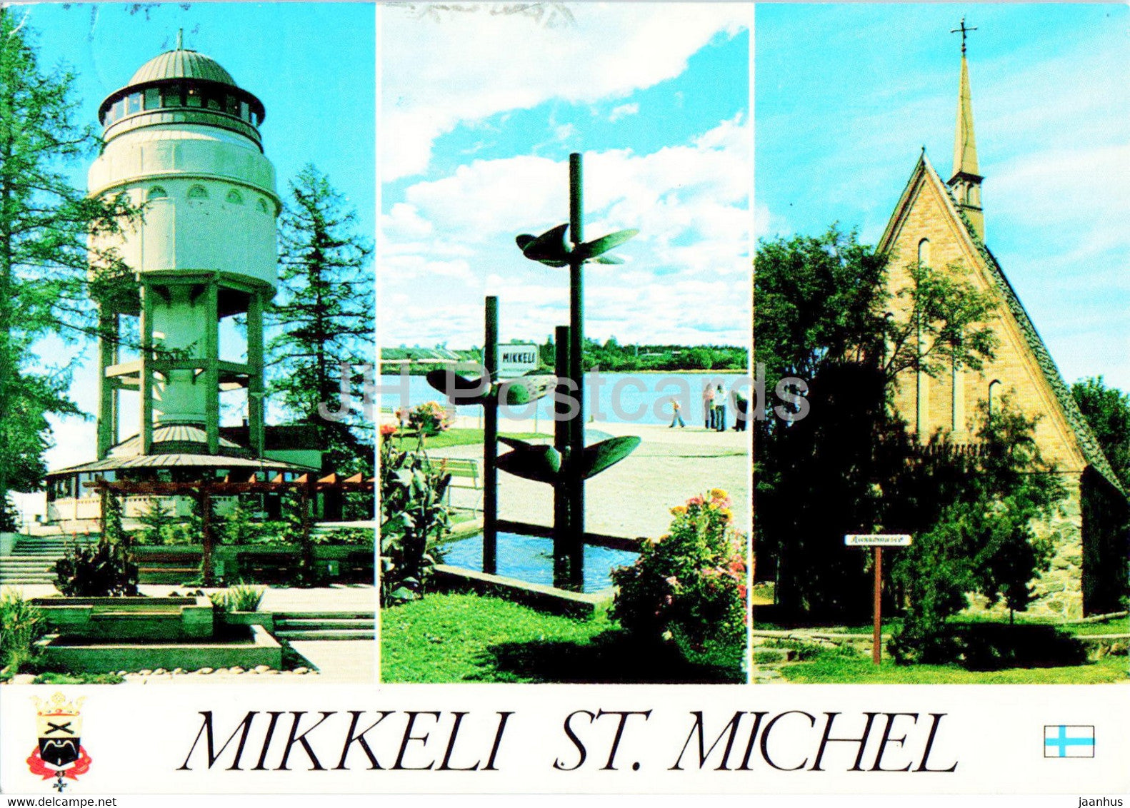Mikkeli - St Michel - church - 1982 - Finland - used - JH Postcards