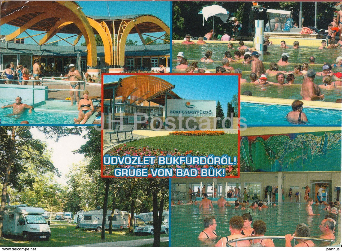 Bad Buk - Bukfurdorol - multiview - 2004 - Hungary - used - JH Postcards