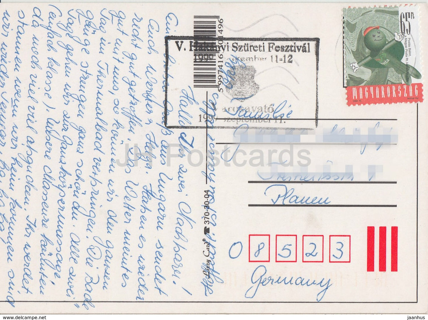 Harkany - church - cars - pool - architecture - multiview - 1999 - Hungary - used