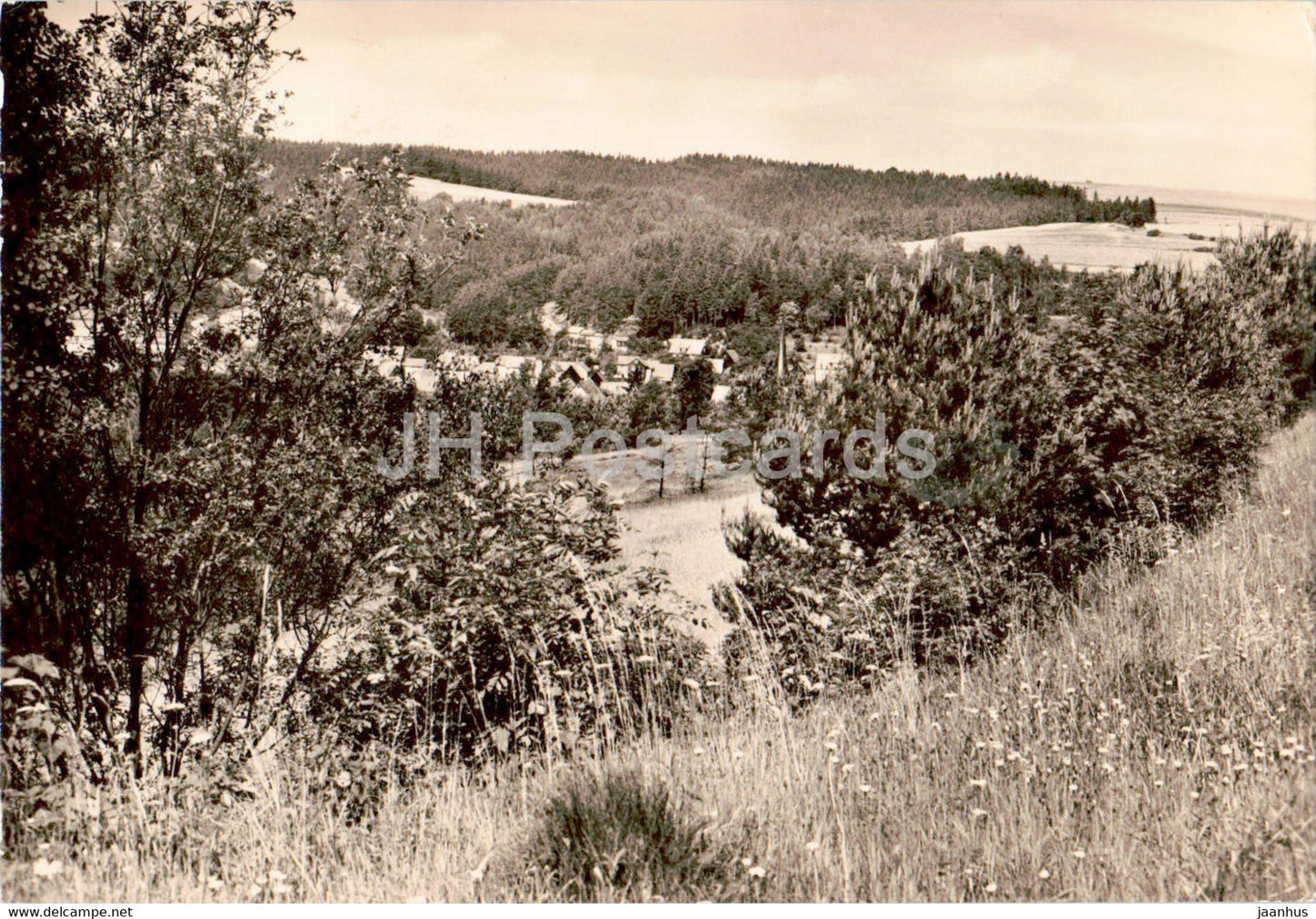 Waldau - Thur - old postcard - Germany DDR - used - JH Postcards