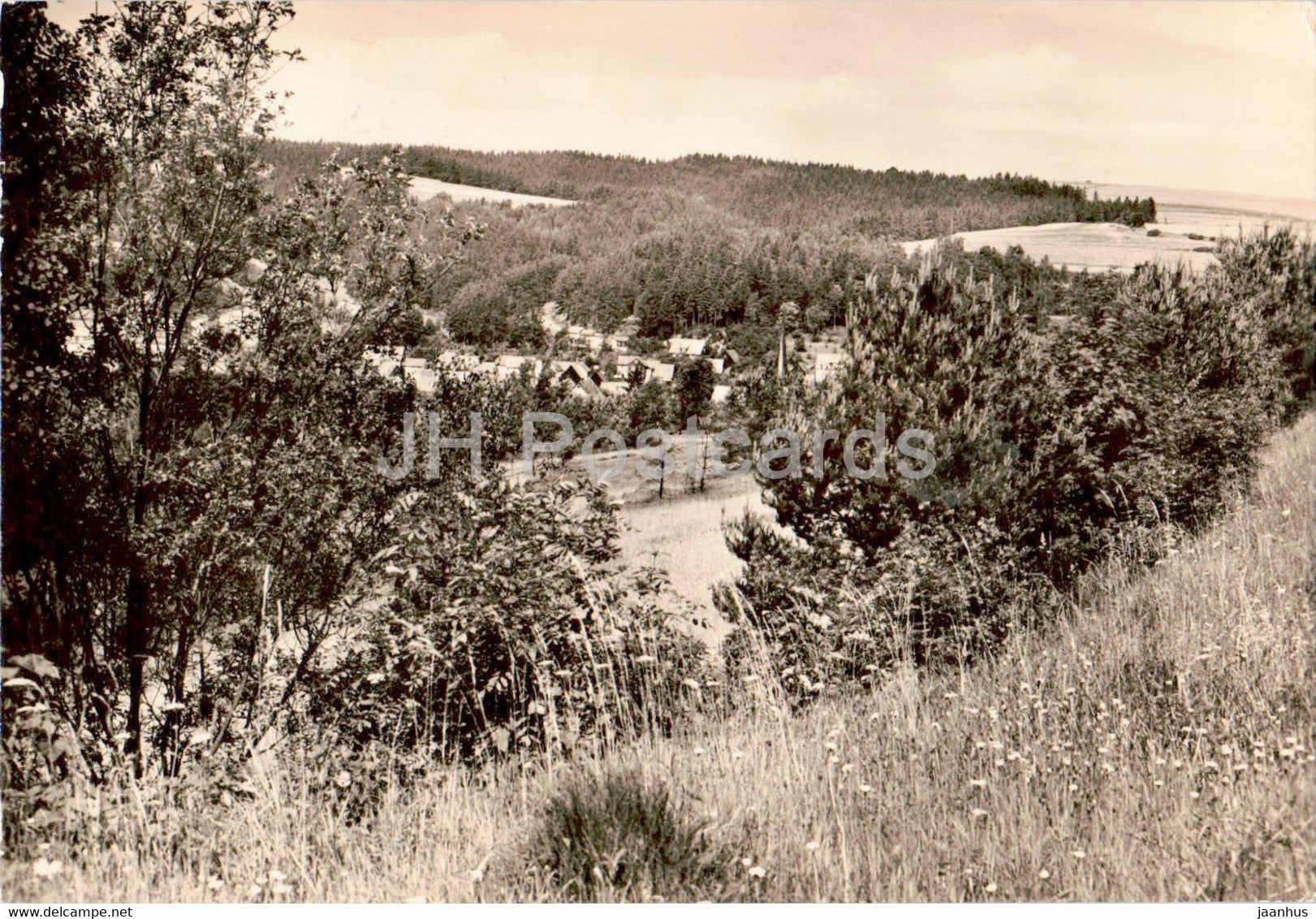 Waldau - Thur - old postcard - Germany DDR - used - JH Postcards