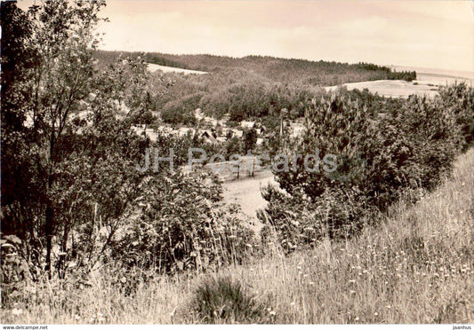 Waldau - Thur - old postcard - Germany DDR - used - JH Postcards