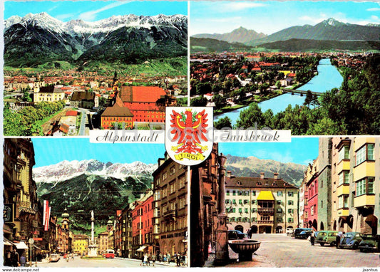 Alpenstadt Innsbruck - Tirol - Austria - unused - JH Postcards