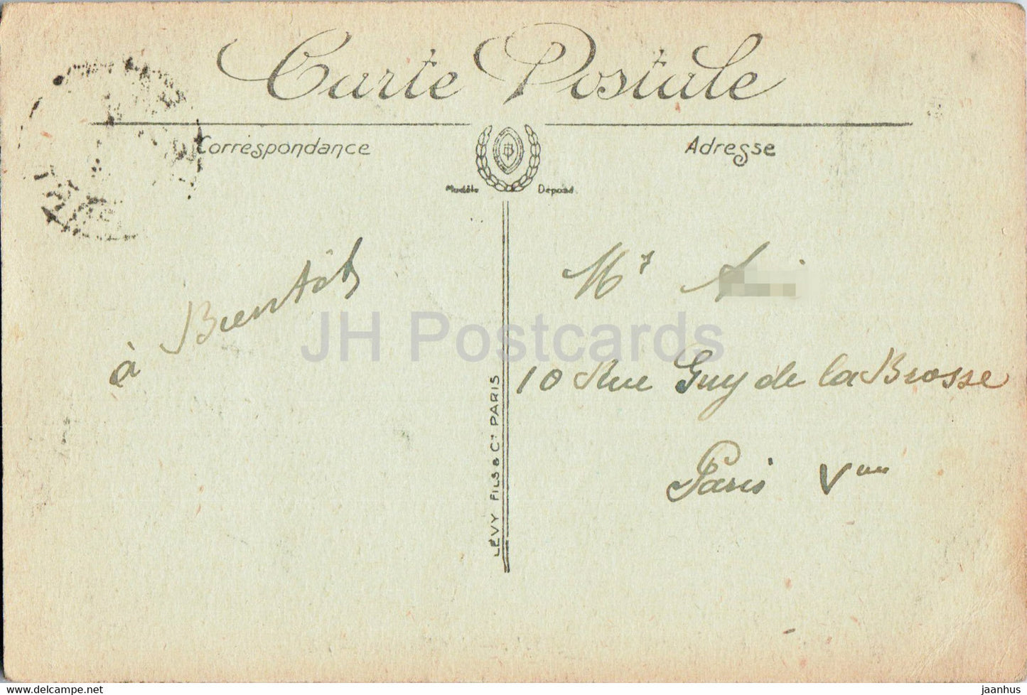 Sainte Adresse - Les Falaises - 337 - alte Postkarte - 1918 - Frankreich - gebraucht