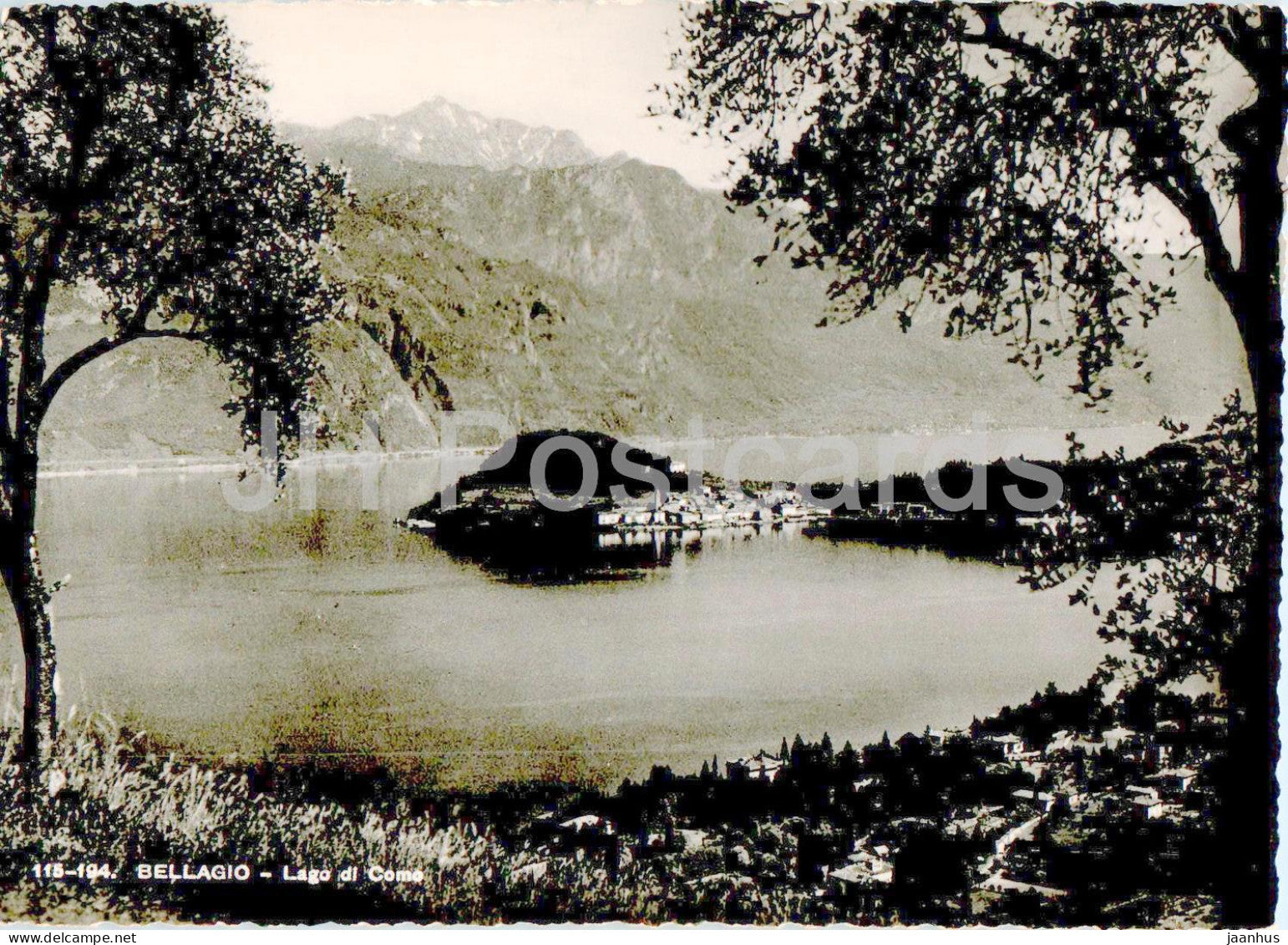 Bellagio - Lago di Como - lake - 115-94 - Italy - unused - JH Postcards
