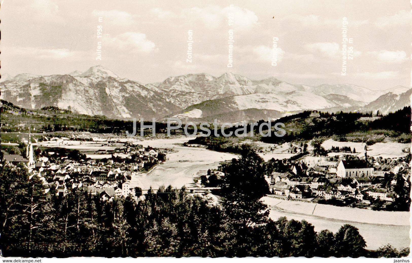 Bad Tolz - Obbay - old postcard - Germany - unused - JH Postcards