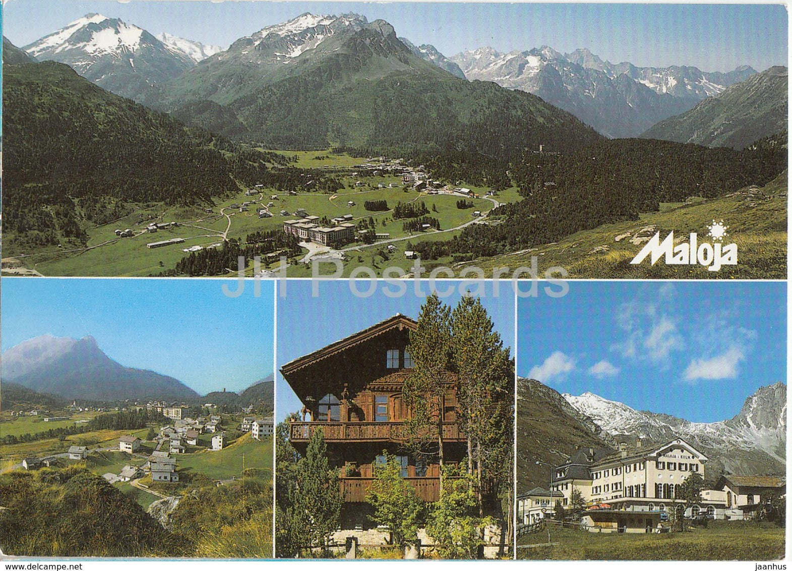 Maloja 1817 m - Oberengadin - 65411 - Switzerland - used - JH Postcards