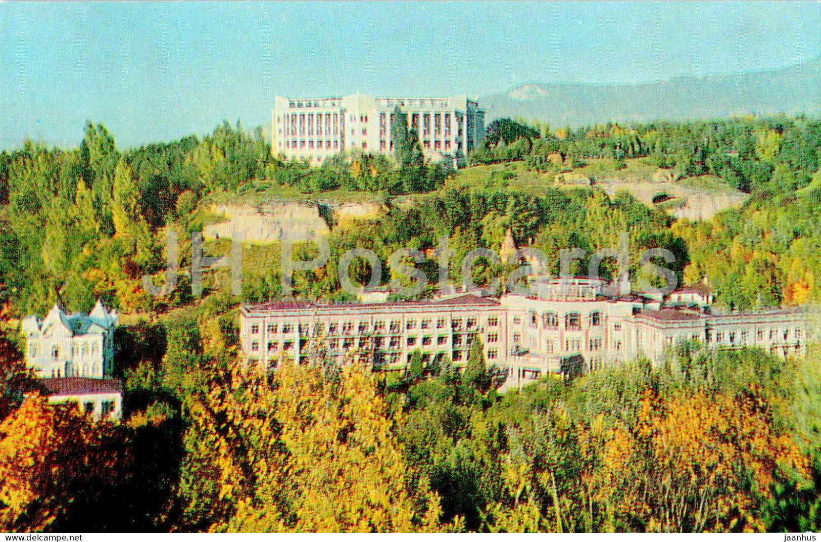 Kislovodsk - sanatorium Rossiya and Ordzhonikidze - 1976 - Russia USSR - unused - JH Postcards