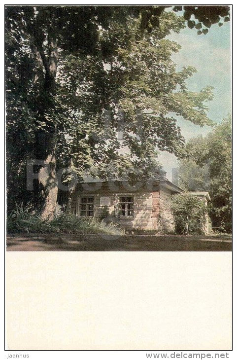 Mikhailovskoye - The Nurse´s cottage - Pushkin Hills - 1969 - Russia USSR - unused - JH Postcards