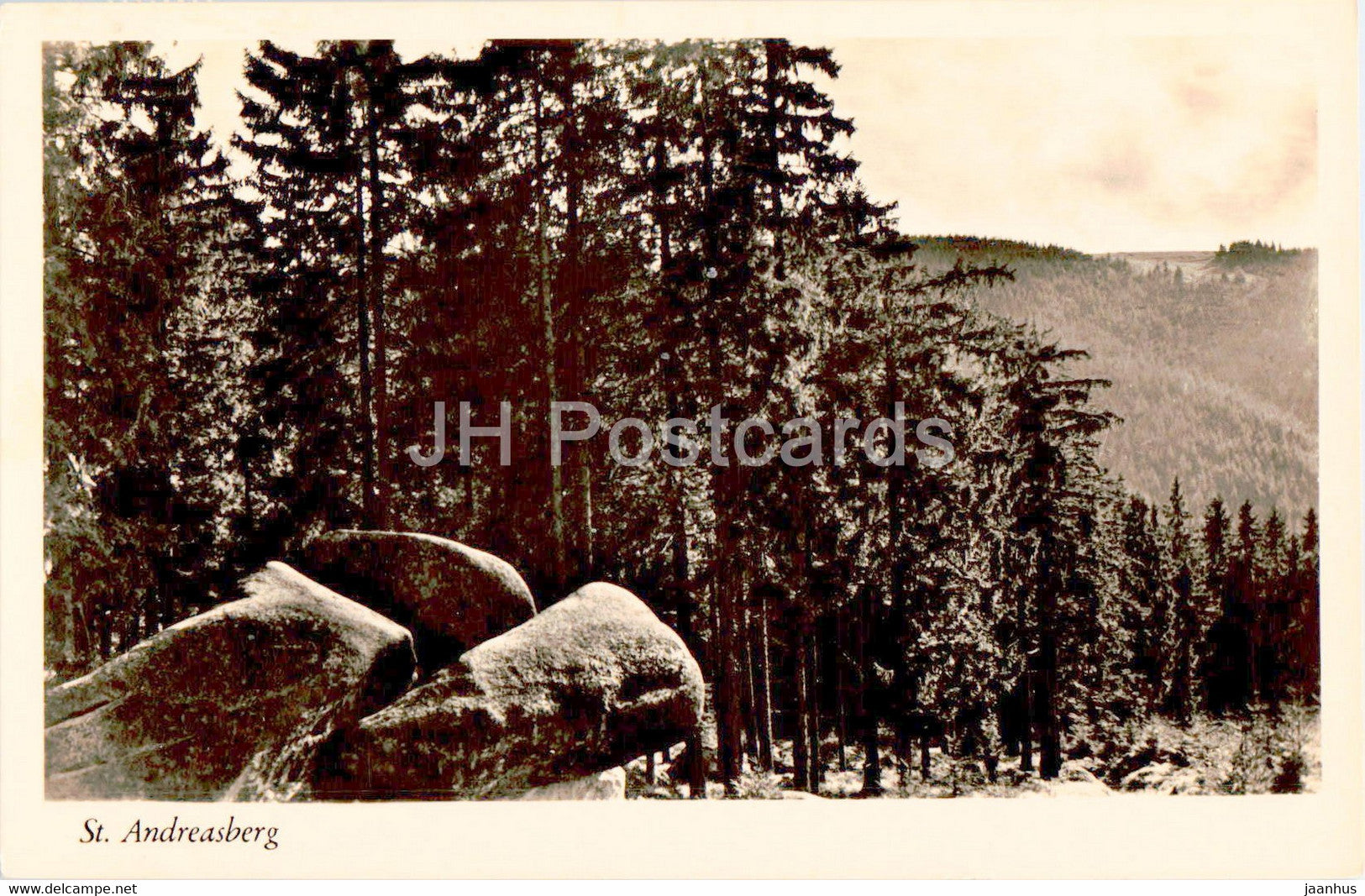 St Andreasberg - old postcard - 1953 - Germany - used - JH Postcards