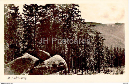 St Andreasberg - old postcard - 1953 - Germany - used - JH Postcards