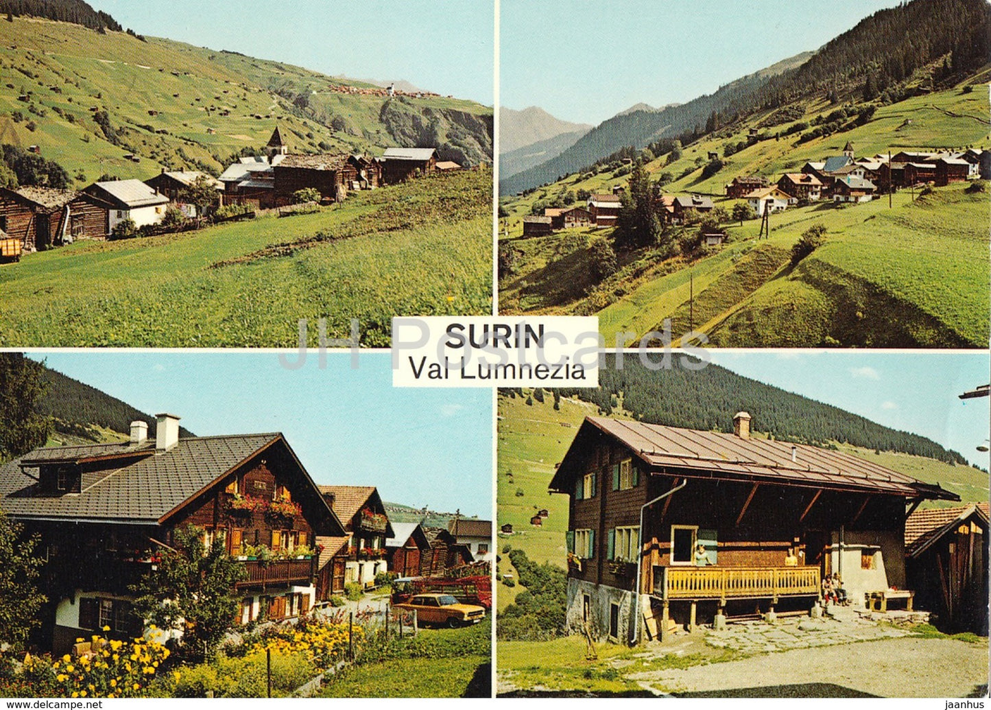 Surin - Val Lumnezia - 1978 - Switzerland - used - JH Postcards