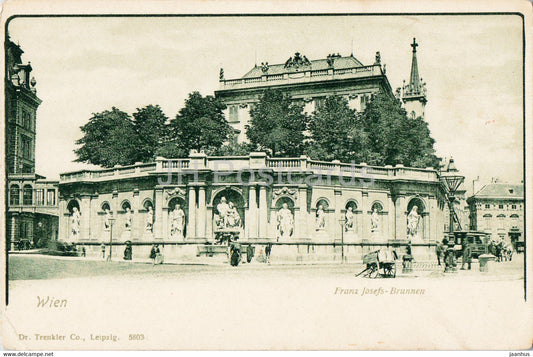 Wien - Vienna - Franz Josefs Brunnen - 5803 - old postcard - Austria - unused - JH Postcards