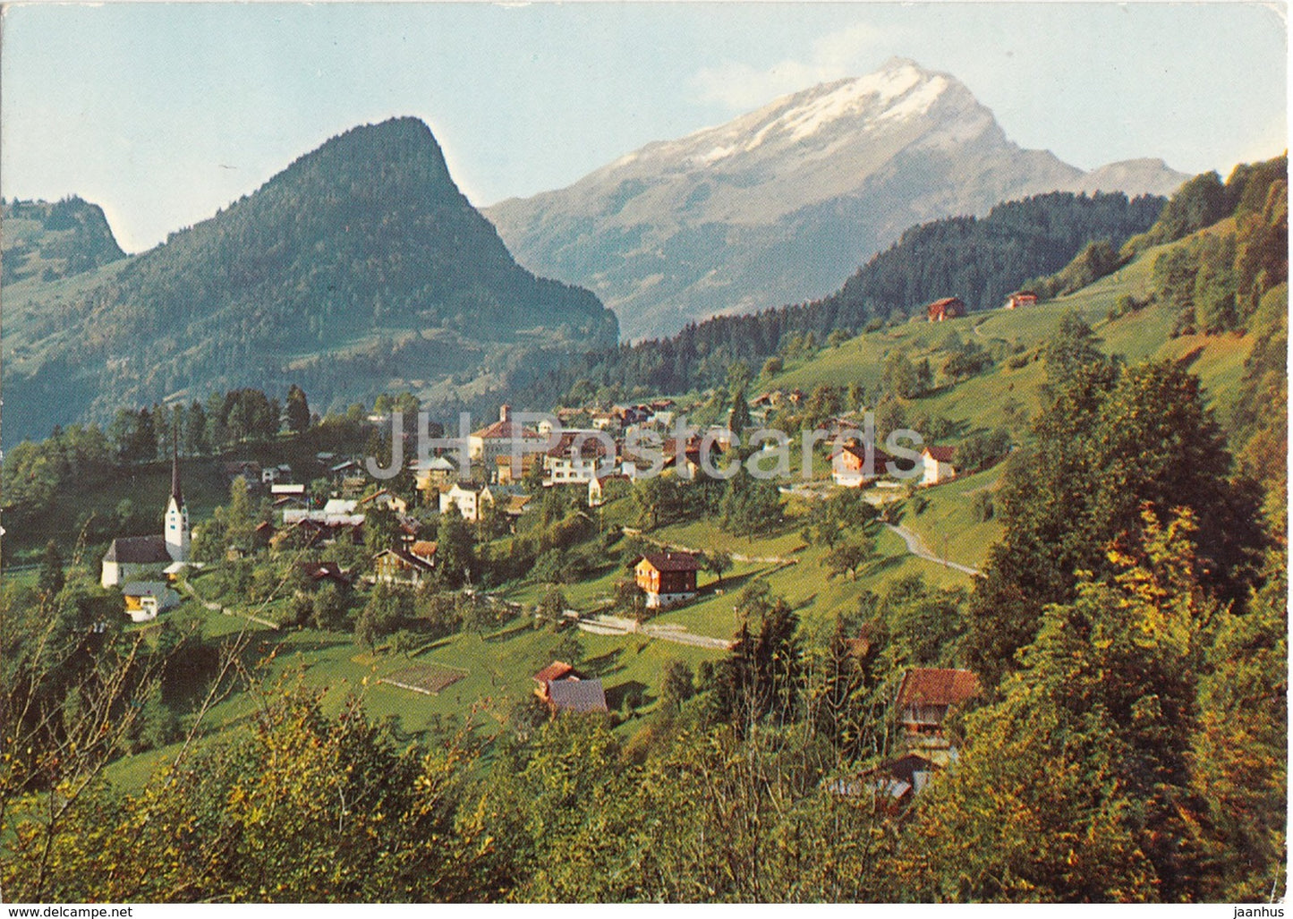 Seewis im Pratigau 1000 m - Calanda - 1977 - Switzerland - used - JH Postcards