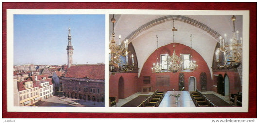 Town Hall - Tallinn - 1980 - Estonia USSR - unused - JH Postcards