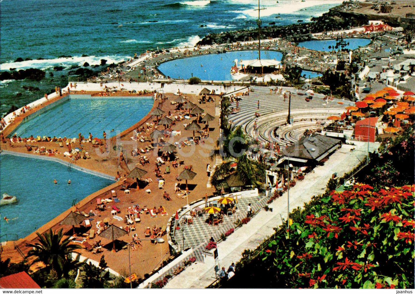 Puerto de la Cruz - Piscina San Telmo - swimming pool - Tenerife - Gran Canaria - 708 - Spain - unused - JH Postcards