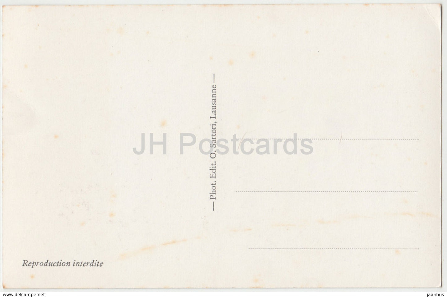 Brigue - Brig - Stockalper - Multiview - Schweiz - alte Postkarte - unbenutzt