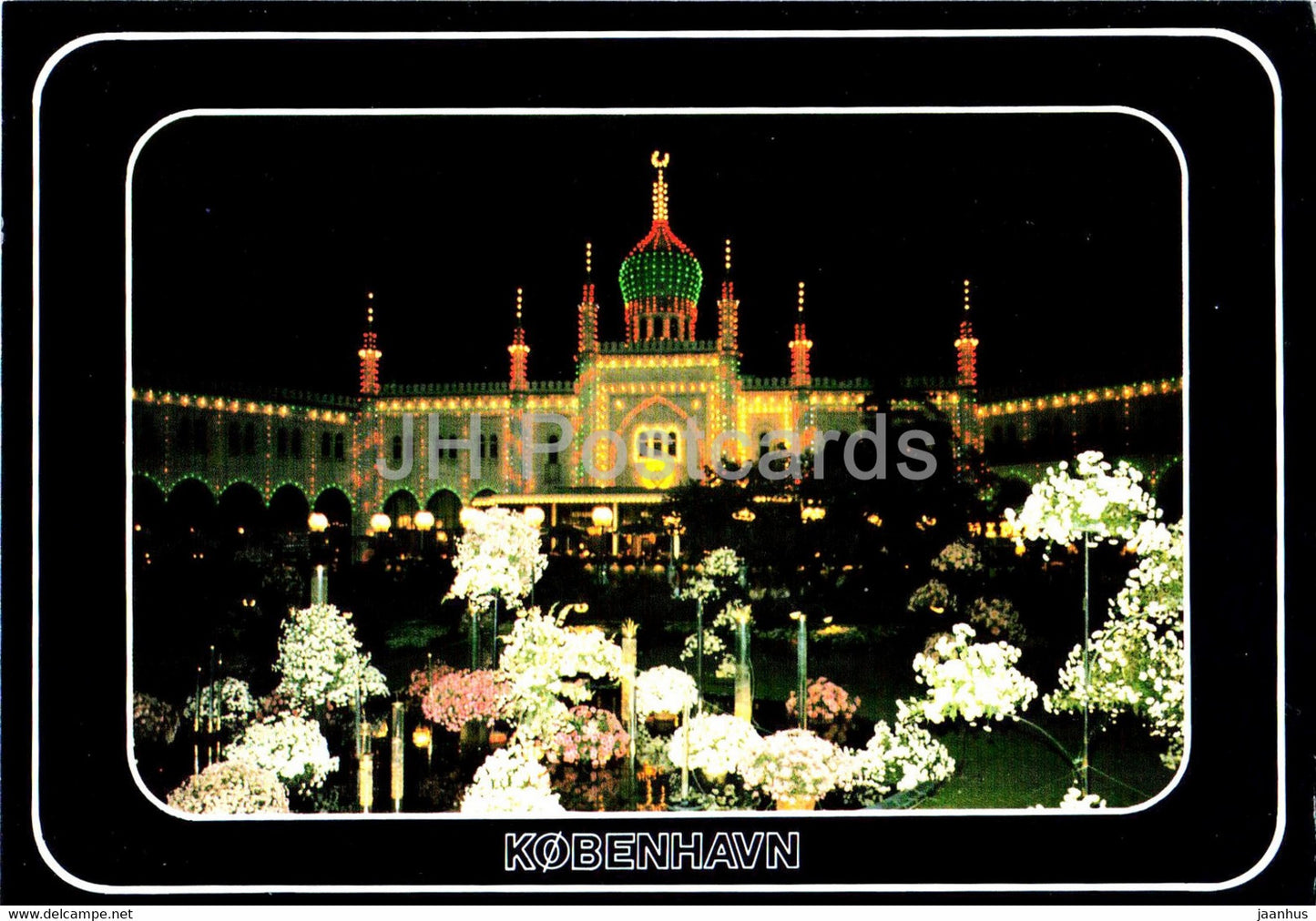 Copenhagen - Flower Festival - Tivoli - Denmark - unused - JH Postcards