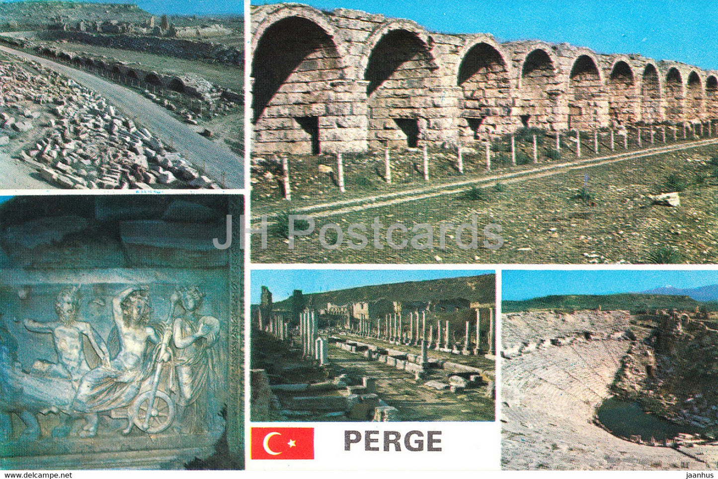 Perge - Antalya - Views from the Perge - Turkey - unused - JH Postcards
