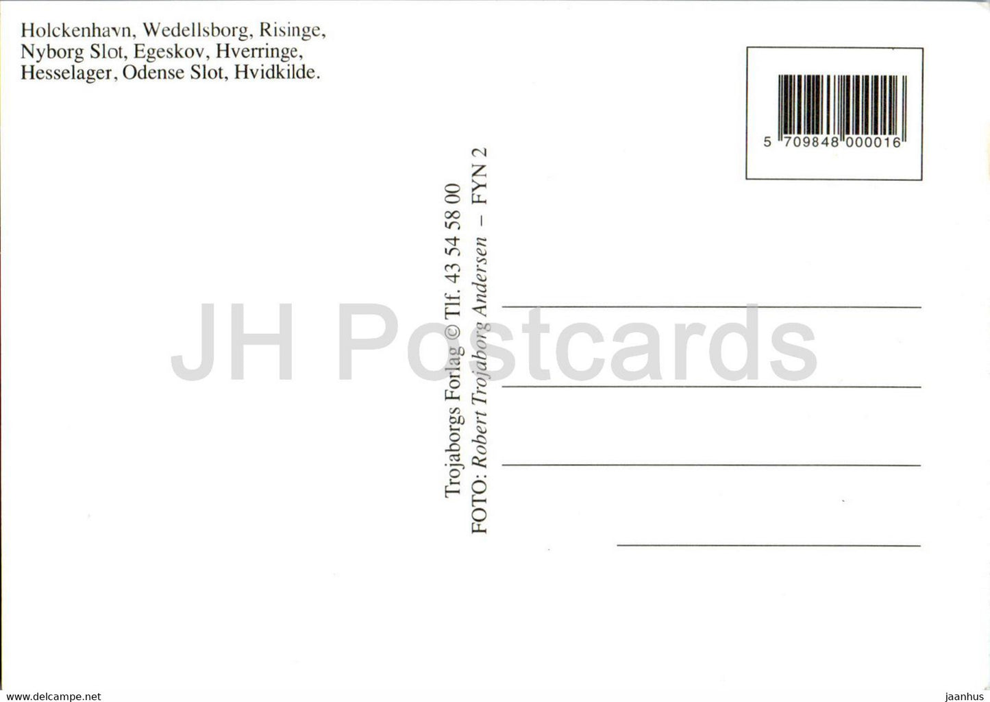 Fyn - Holckenhavn - Wedellsborg - Risinge - Nyborg Slot - Egeskov - multiview - 49 - Denmark - unused