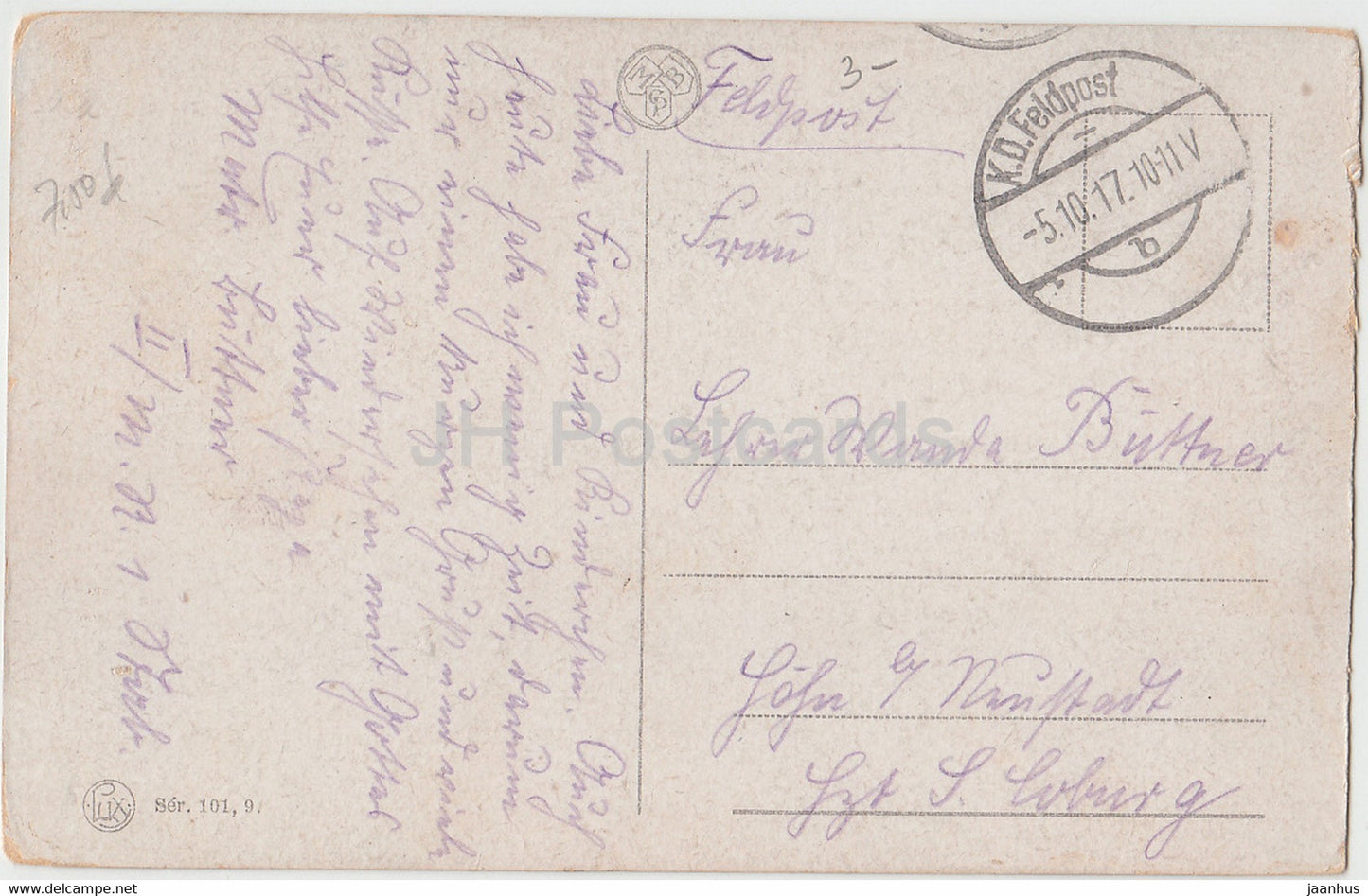 Bruges - Brugge - Chapelle de Saint Sang - Feldpost - old postcard - 1917 - Belgium - used