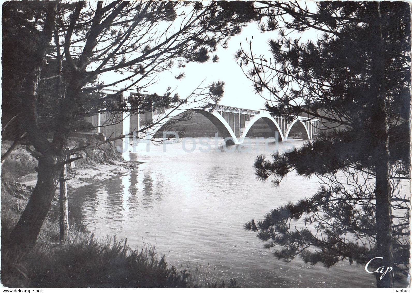 Brest - Pont de Plougastel - Daoulas a travers les Pins - bridge - France - unused - JH Postcards