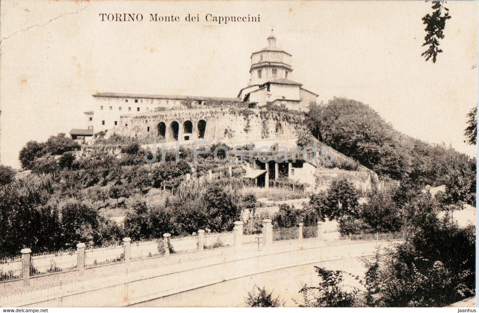 Torino - Turin - Monte dei Cappuccini - old postcard - Italy - used - JH Postcards