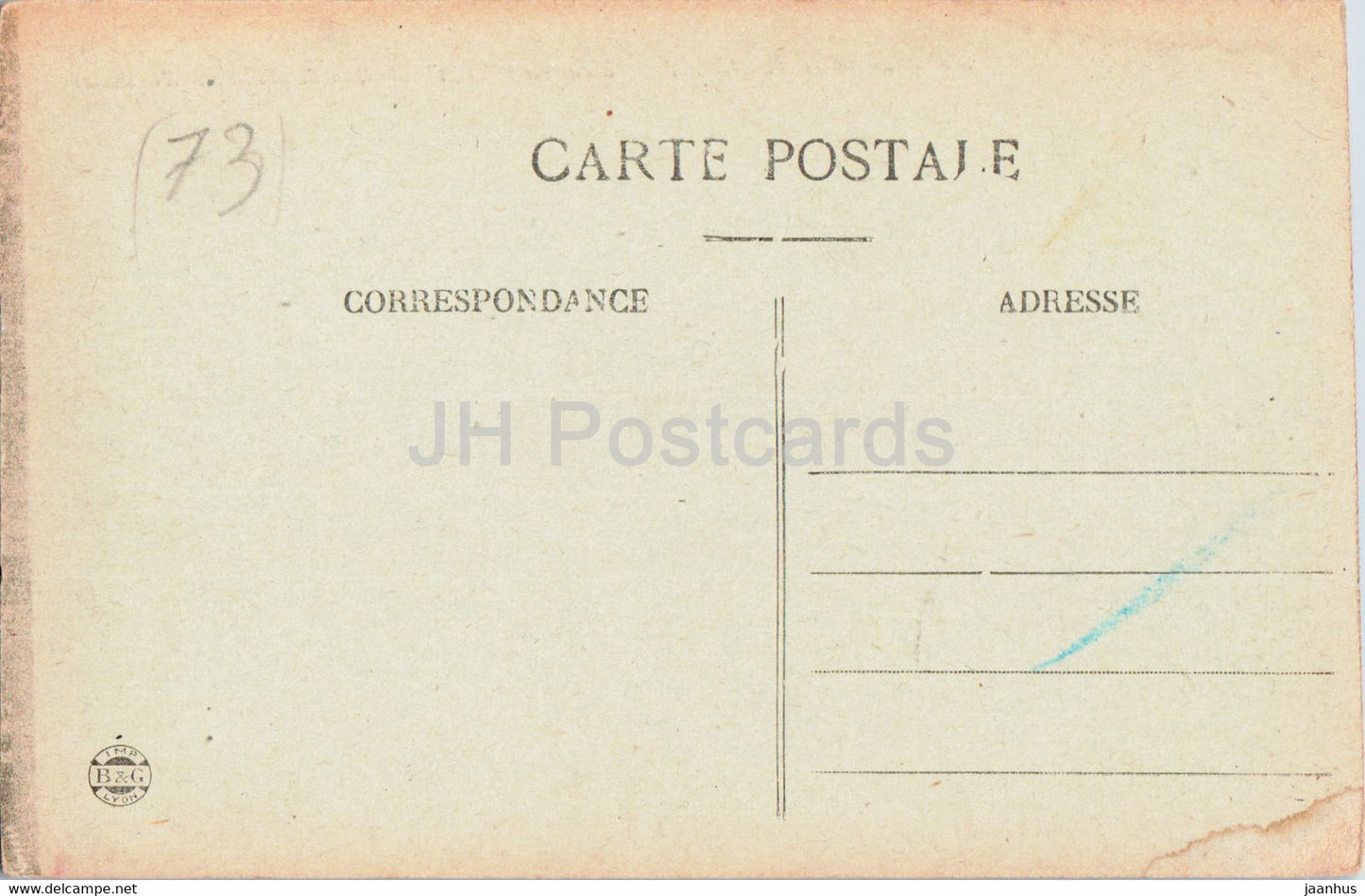 Environs de Chambery - Le Lac du Bourget - Chateau de Chatillon - 800 - old postcard - France - unused