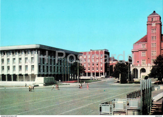 Pleven - square of 9th September - 1974 - Bulgaria - unused - JH Postcards