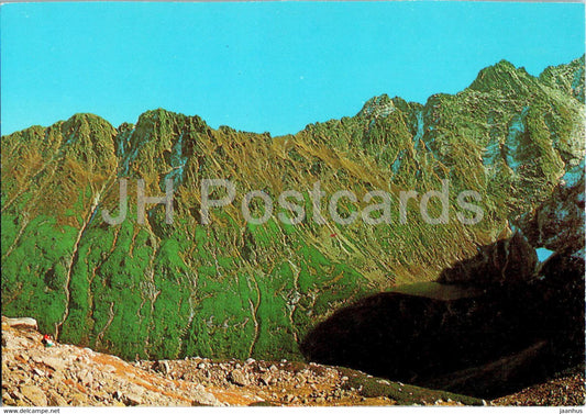Tatry Wysokie - High Tatras - Kociol Czarnego Stawu - Rysy - Zabie Szczyty - Poland - unused - JH Postcards