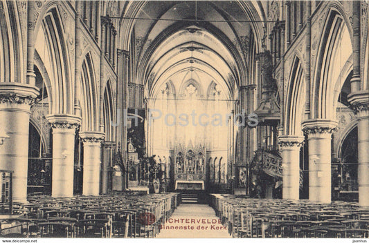 Lichtervelde - Binnenste der Kerk - church - old postcard - 1917 - Belgium - used - JH Postcards