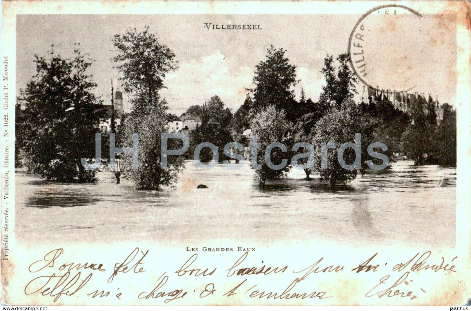Villersexel - Les Grandes Eaux - old postcard - 1903 - France - used - JH Postcards