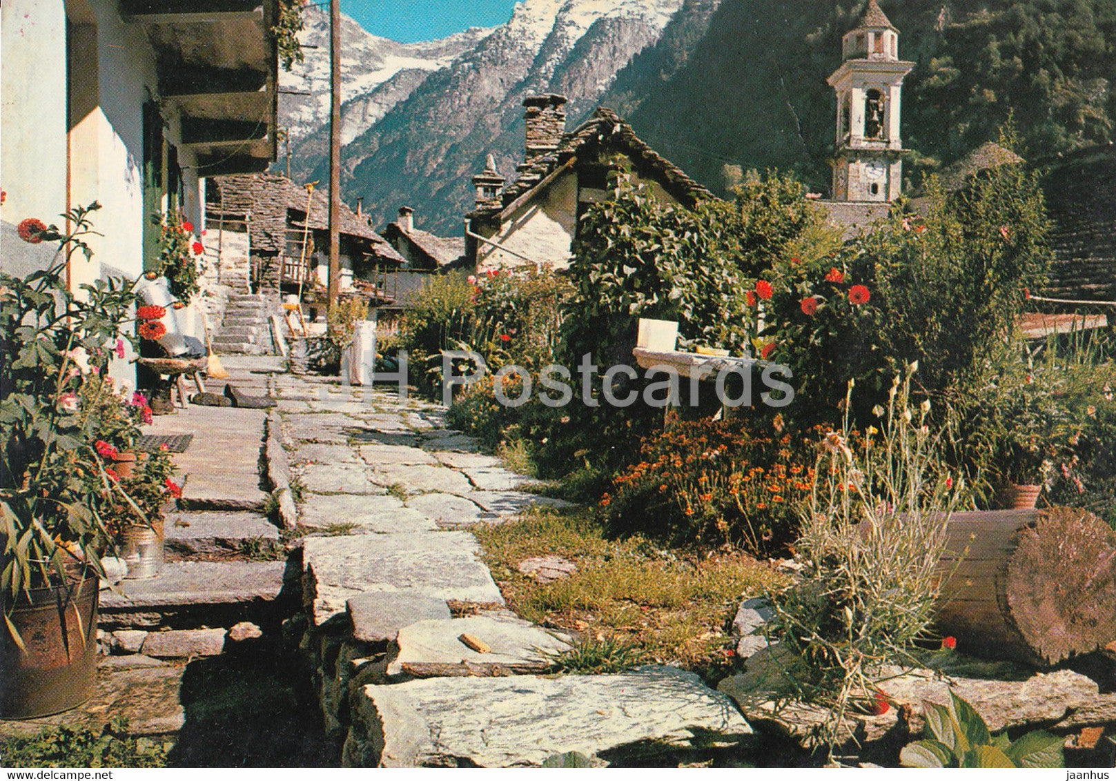 Sonogno - Valle Verzasca - 6611 - 1975 - Switzerland - used - JH Postcards