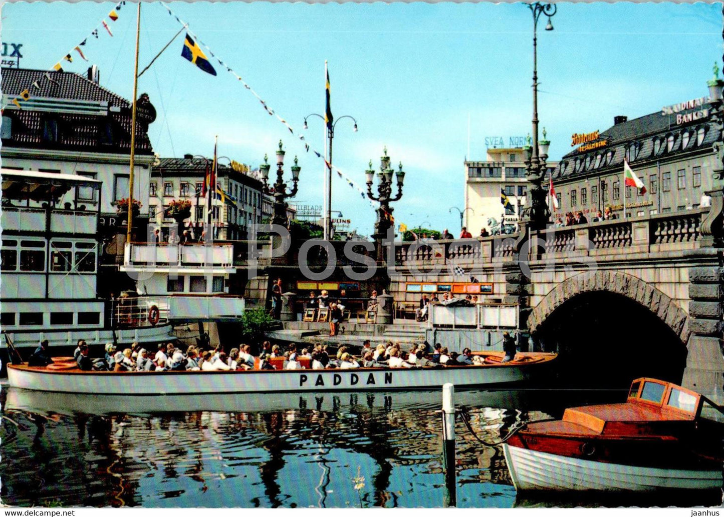 Goteborg - Paddans tillaggsplats - bridge - boat - 231 - Sweden - unused - JH Postcards
