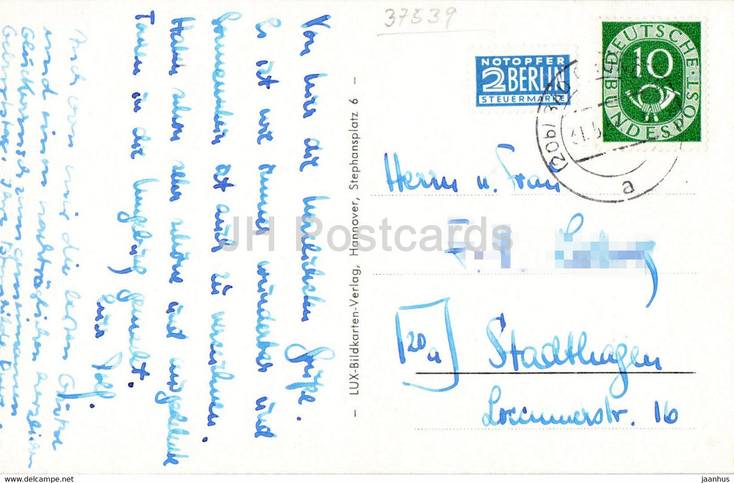 Gruss aus Bad Grund - Oberharz - Kurbad - Schwimmbad - old postcard - Germany - used