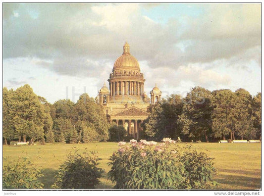 Leningrad - 1 - St- Petersburg - St. Isaac Cathedral , Museum - 1988 - Russia USSR - unused - JH Postcards