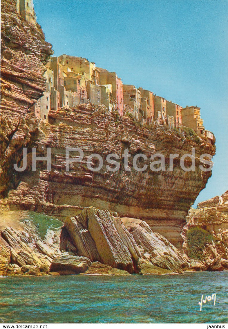 Bonifacio - La Haute Ville batie sur un front de falaises verticales - 20 - France - unused - JH Postcards