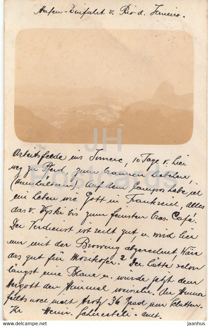 Rio de Janeiro - View - old postcard - 1912 - Brazil - used - JH Postcards