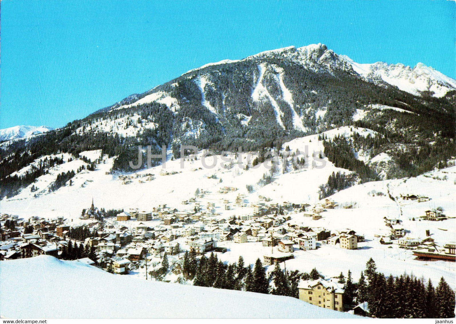 Val di Fassa - Moena 1200 m - Dolomiti - 1978 - Italy - used - JH Postcards