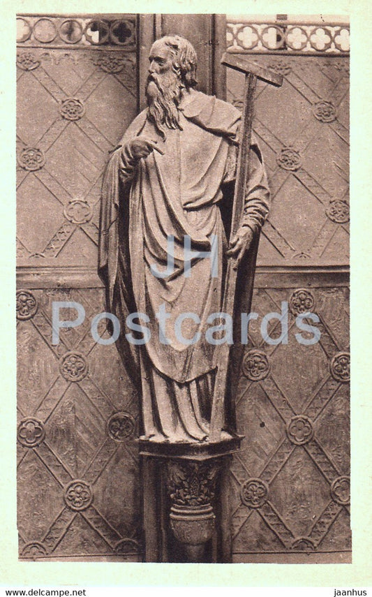 Nurnberg - Apostel Thomas - old postcard - Germany - unused - JH Postcards