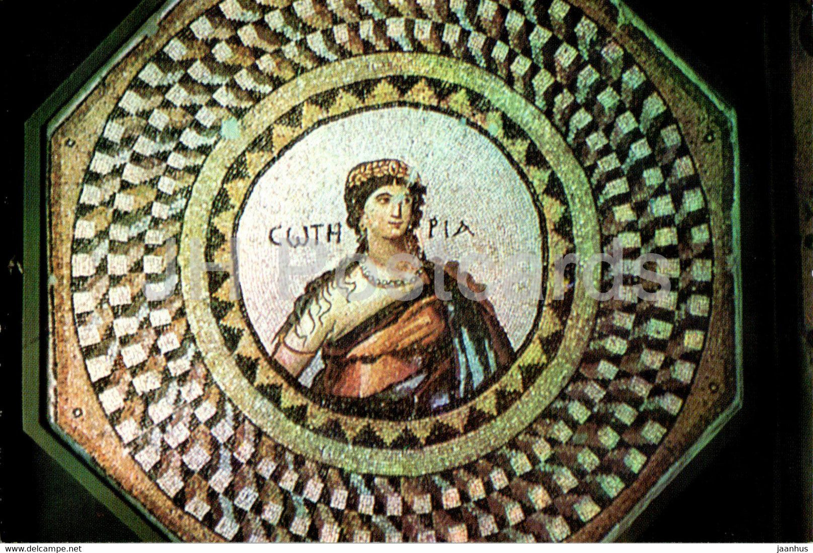 Mosaic - Personification of Soteria - Hatay Museum - ancient world - Turkey - unused - JH Postcards