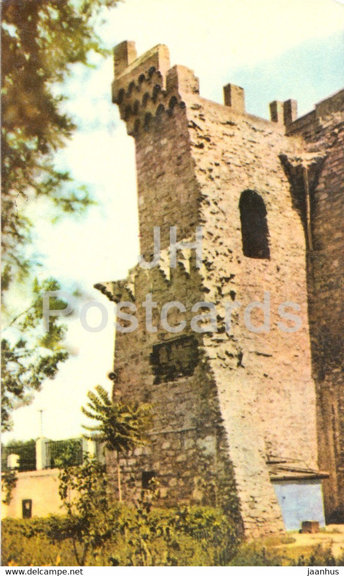 Feodosia - ruins of the Genoese fort - Crimea - 1968 - Ukraine USSR - unused - JH Postcards