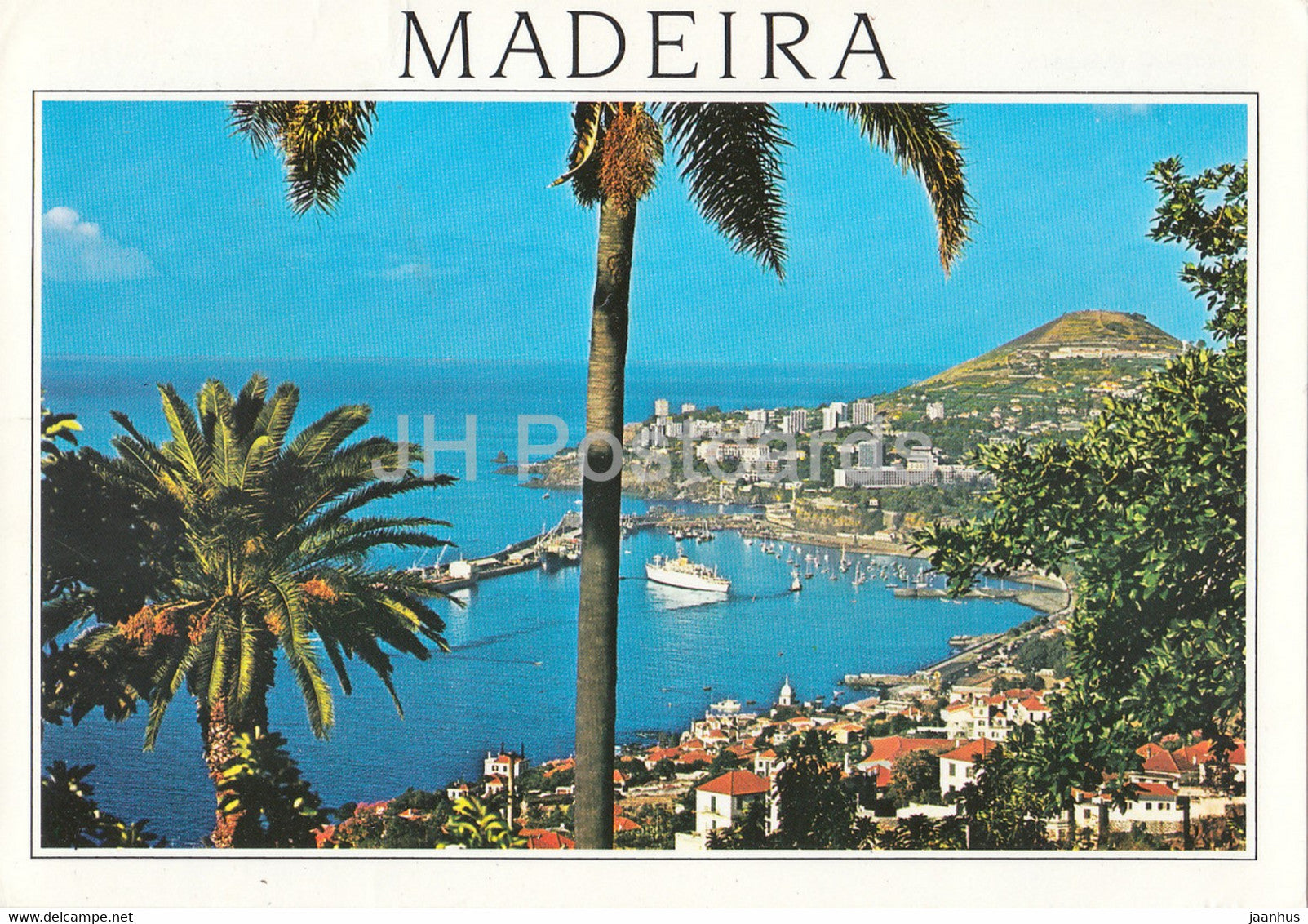 Funchal Madeira - Vista Oeste - Western View - Portugal - used - JH Postcards
