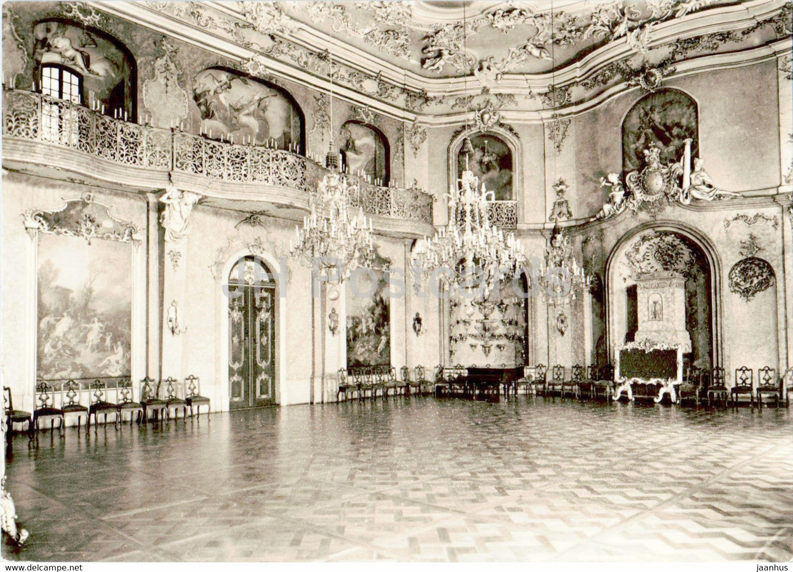 Rudolstadt - Grosser Festsaal der Heidecksburg - old postcard - 1972 - Germany DDR - unused - JH Postcards